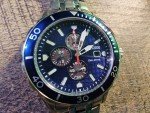 Men's Citizen Eco-Drive Blue Chronograph Watch