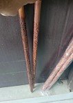 Set of 2 Vintage Wooden Walking Canes