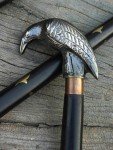 Vintage Victorian Cane with Brass Handle Gift