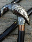 Vintage Victorian Cane with Brass Handle Gift