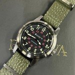 Vintage Bulova Hack 38MM Black Dial Watch