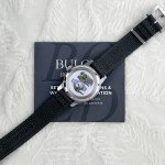 Bulova Men's Military Hack Black Dial Watch