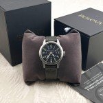 Bulova Men's Military Hack Black Dial Watch