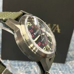 Bulova Hack 38MM Black Dial Leather Strap Watch