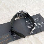 Bulova Men's Military Hack Black Dial Watch
