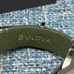 Bulova Hack 38MM Black Dial Leather Strap Watch