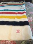 Hudson Bay Vintage Wool Blanket, Made in England