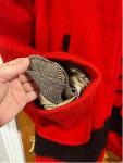 Hudson's Bay Wool Coat with Red Black Stripes