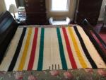 Hudson Bay Vintage Wool Blanket, Made in England