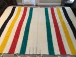 Hudson Bay Vintage Wool Blanket, Made in England