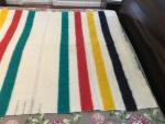 Hudson Bay Vintage Wool Blanket, Made in England
