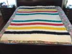 Hudson Bay Vintage Wool Blanket, Made in England