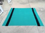 Hudson's Bay Green Wool Blanket Queen Size