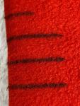 Vintage Hudson Bay Wool Blanket, Red/Black Stripes