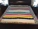Hudson Bay Vintage Wool Blanket, Made in England