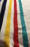 Vintage Hudson’s Bay 4-Point Wool Blanket 90"x75