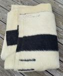 Hudson's Bay Vintage Wool Blanket with Black Stripe