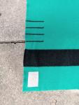 Hudson's Bay Green Wool Blanket Queen Size