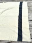 Hudson's Bay Vintage Wool Blanket with Black Stripe