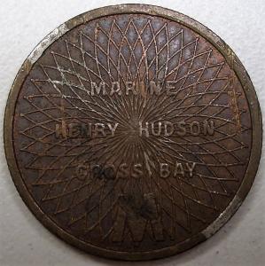 Henry Hudson Cross Bay Token - Collectible Vintage Item