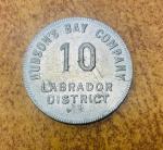 Hudson's Bay Company Labrador District 10 Cent Token