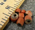 Huron Indian Hudson's Bay Company Green Heart Beads