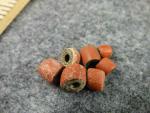 Huron Indian Hudson's Bay Company Green Heart Beads