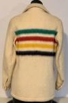 Vintage Hudson's Bay Point Blanket Rainbow Jacket