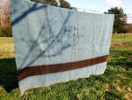 1920 Hudson's Bay Empire Blue Wool Blanket