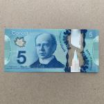 Canadian 5 Dollar Astronaut Currency Banknote