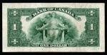 1935 English $1 Bank of Canada Note