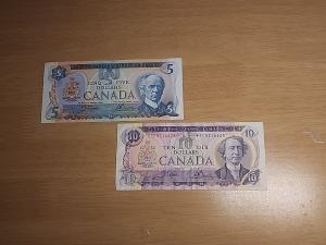 1971 & 1979 Canadian Vintage Dollar Bills