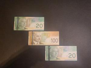 Bank of Canada Vintage Currency Note Set
