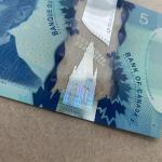 Canadian 5 Dollar Astronaut Currency Banknote