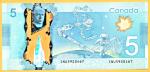 2013 Canada 5 Dollar Polymer Note, Rogers & Macklem