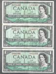 Rare 1954 $1 Bank Note from Canada