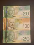 Bank of Canada Vintage Currency Note Set