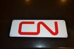 Canadian National Railway Vintage Railroad Sign