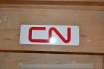 Canadian National Railway Vintage Railroad Sign