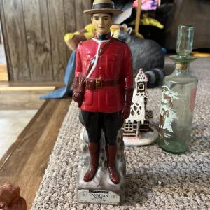 1969 Canadian Mist Mountie Decanter by Barton