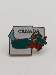 Vintage Royal Canadian Mounties Enamel Pin