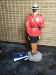 RCMP Mountie Resin Figure - Vintage Canadian Décor