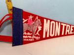 Montreal Canadian Mountie Logo Vintage Pennant