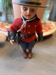 1960s Vintage Canadian Mountie Figurine with Hat