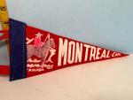 Montreal Canadian Mountie Logo Vintage Pennant
