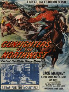 Canadian Mountie RCMP Gunfighters Metal Sign