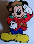 Disney Mickey Mountie Pin - Canada Edition