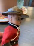 1960s Vintage Canadian Mountie Figurine with Hat