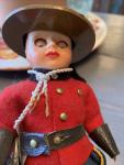 1960s Vintage Canadian Mountie Figurine with Hat
