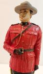 RCMP Mountie and Canine Resin Figure